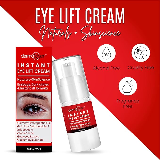 Rapid Reduction Eye Cream - Eye Cream Anti Aging Treatment for Dark Circles - Instant Under Eye Cream - Advanced Peptide Skin Tightening Formula - Instantly Removes Puffiness Wrinkles 20ml-VivaGrace Women