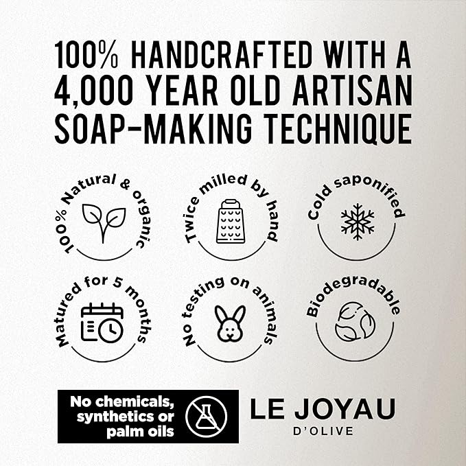 THE GOLD COLLECTION from Le Joyau d’Olive | All Natural | Chemical-Free 5 month cured Soap | Twice Milled & Infused with Essential Oils | For Face and Body |Handcrafted Following Ancestral Technique