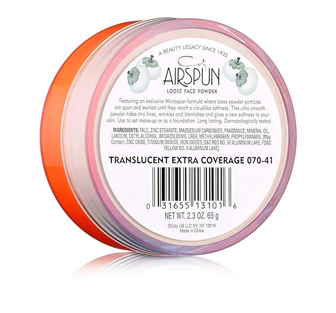 Coty Airspun Face Powder, Translucent Extra Coverage, 2.3 Ounce, Pack of 1-VivaGrace Women