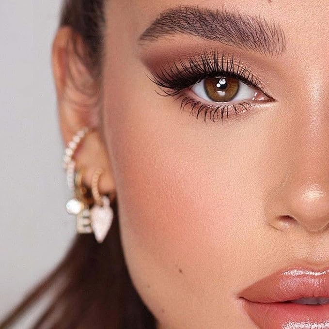 VEYESBEAUTY Lash Clusters Individual Eyelash Extensions Thin & Invisible Band DIY False Eyelashes for Self-application Newbie's Five-Second Series Wispy Lash Tray, LuxeBold 10mm Single Length-VivaGrace Women