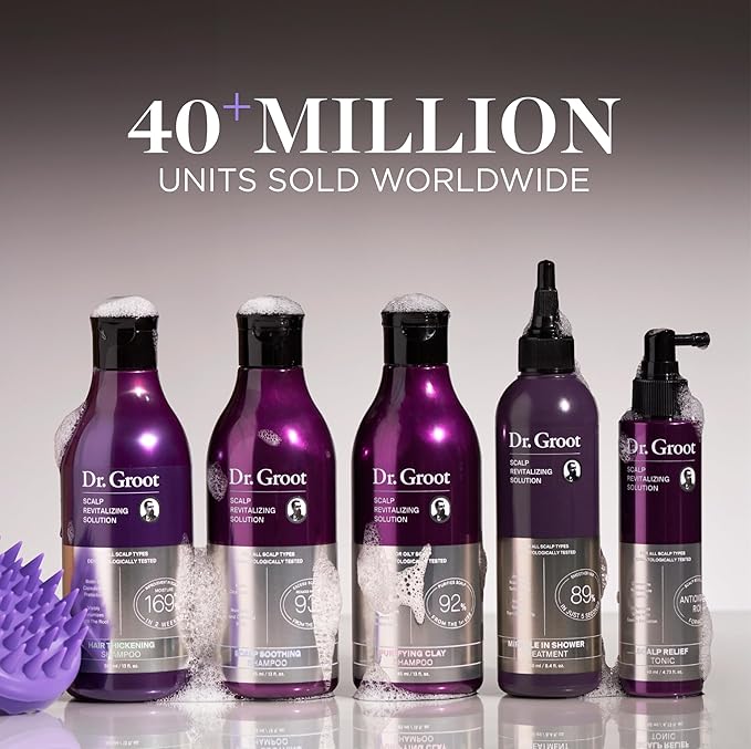 Dr. Groot Thickening Essentials Set for Hair Loss, Thinning Hair, Repair and Growth with Biotin and Rosemary, Clinically Tested Scalp Treatment-VivaGrace Women