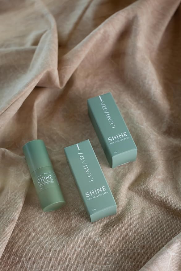 Lumiara Shine Anti Aging Eye Serum - Hydrating and Brightening Serum For All Ages & Skin Types - Organic, Paraben Free, Cruelty Free & Plant Based Wrinkle Reduction - Made In The USA - 15 ml-VivaGrace Women