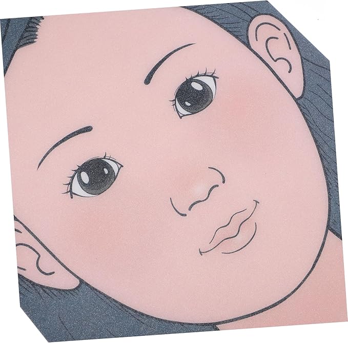 ADOCARN 2pcs Makeup Practice Board Makeup Training Face Colored Makeup Template Painting Exercise Template Cosmetic Makeup Template Eyelid Face Board Double Eyelid Plastic Child Face Paint-VivaGrace Women