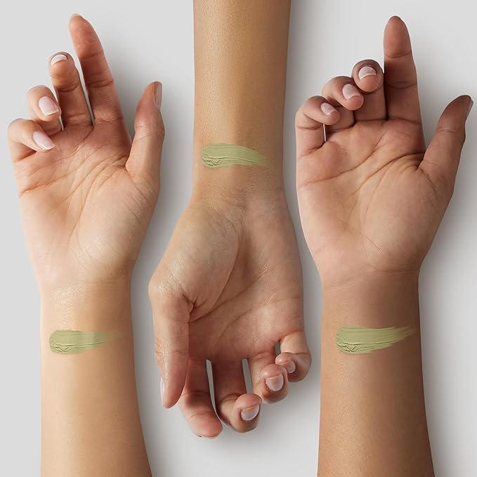 THESAEM Cover Perfection Pot Concealer #Green Beige - High Adherence & Coverage Balm, Conceals & Corrects Redness Spots, Matte Finish Sebum Control for Oily and Combination Skin-VivaGrace Women
