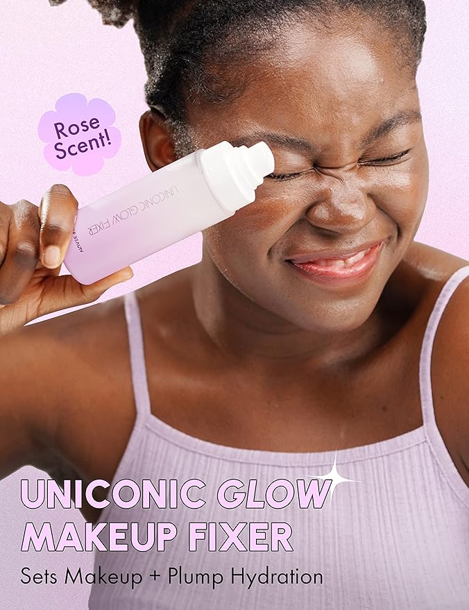 SELF BEAUTY Glow Makeup Setting Spray | Hydrating + Illuminating Makeup Setting Spray | Dewy Finish | Long-Lasting Makeup Fixing | Microfine Mist Spray | 3.38fl.oz, 100ml-VivaGrace Women