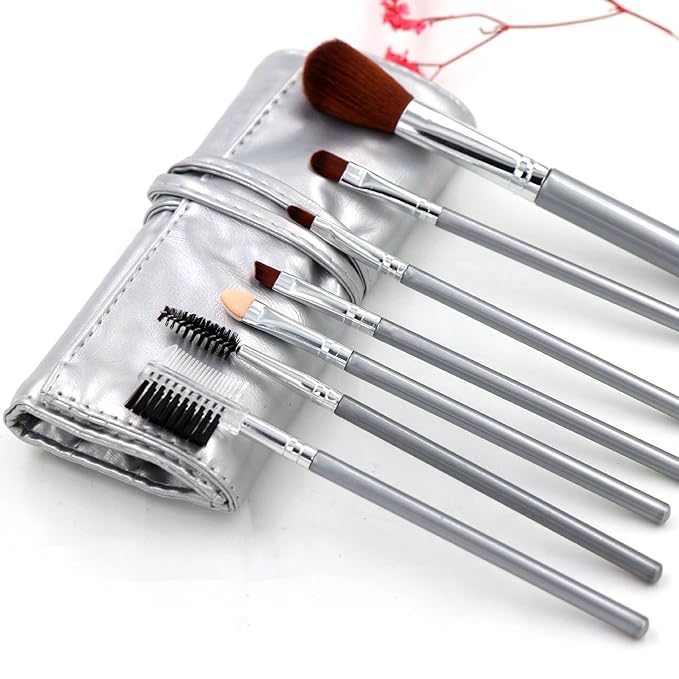 35 Colors Eyeshadow Palette with 7Pcs Makeup Brushes Set, All in One Makeup Kit Matte Shimmer Pigmented Eye Shadow Pallete Waterproof Powder Natural Nude Naked Smokey-VivaGrace Women