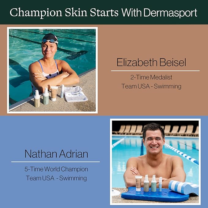 Dermasport Goggle Eye Cream for Swimmers - Moisturizer with Peptide-rich Brightening Complex for Men & Women Fights Anti-Aging Wrinkles, Dark Circles, Puffiness & Under Eye Bags (0.5 fl oz)-VivaGrace Women