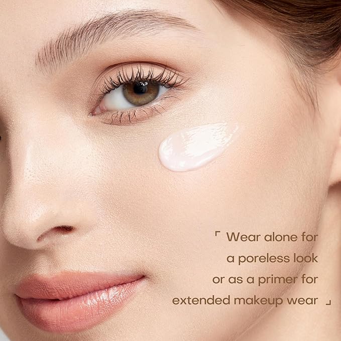 MISTINE Hydrating Makeup Face Primer, 8 Types of Hyaluronic Acid Blur Makeup Primer, Vitamin B5, Skin Perfecting & Smoothing Makeup Primer for Mature Skin,1 Oz-VivaGrace Women