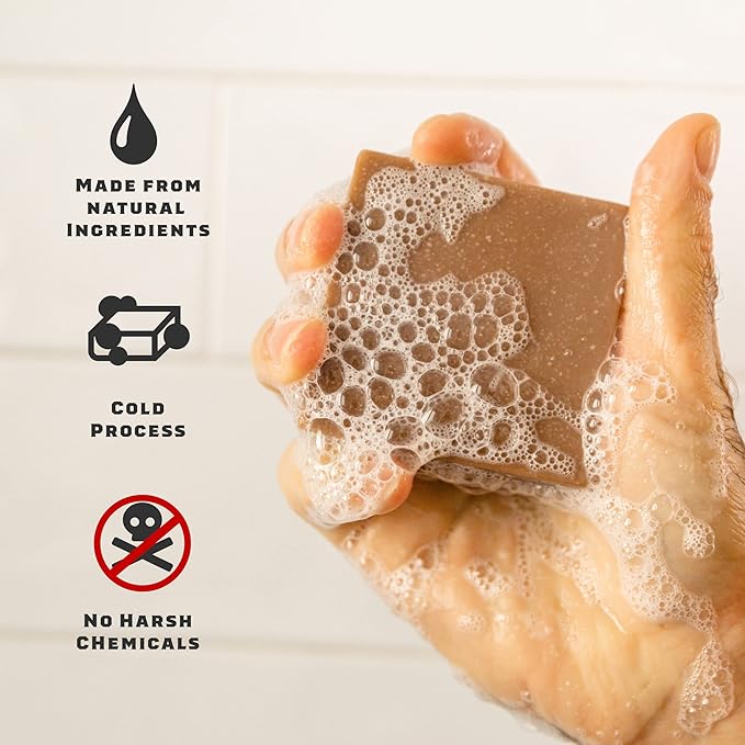 Dr. Squatch Natural Bar Soap for Men Variety Gift Set - Cold Process No Harsh Chemicals - Coconut Castaway, Wood Barrel Bourbon, Fresh Falls, Birchwood Breeze, Cool Fresh Aloe & more (5 oz, 10-Pack)
