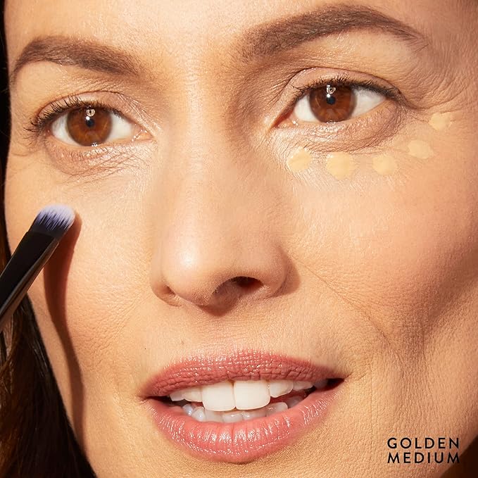 LAURA GELLER NEW YORK The Ideal Fix Concealer - Golden Medium - Buildable Medium to Full Coverage Liquid Concealer - Covers Under Eye Dark Circles & Blemishes - Long-Lasting-VivaGrace Women