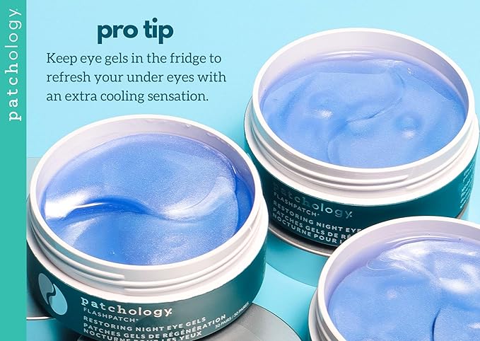 Patchology Restoring Night Eye Gels - Under Eye Patches For Dark Circles and Puffy Eyes Care - Anti Aging Under Eye Masks with Retinol - Eye Bags, Puffiness & Wrinkles Reducer (30 Pairs)-VivaGrace Women