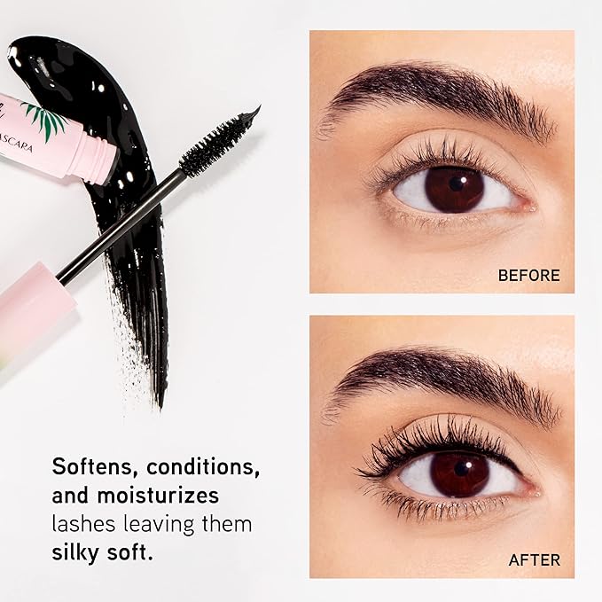 Physicians Formula Butter Blowout Mascara Black, Keratin Infused, Volumizing Mascara, Buildable, Lengthening Mascara, Defining, Curling, Multiplying, Blackest Black