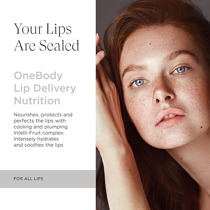 OneBody Lip Delivery Nutrition, Antioxidant-Rich Lip Balm Nourishes, Protects, and Perfects, for All Skin Types, 0.3 Oz-VivaGrace Women