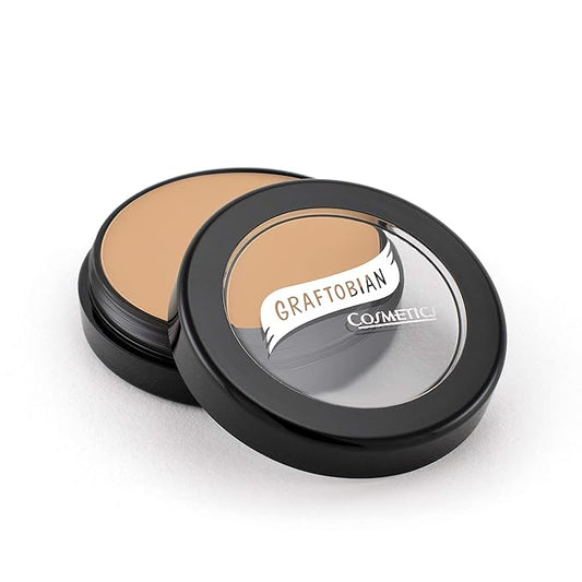 Graftobian HD Glamour Crème Foundation 1/2oz, Weightless Full Coverage Makeup, 65 Inclusive Shades, For All Skin Types, Natural or Full-Glam Looks, For Professionals and Beginners, Femme Fatale-VivaGrace Women