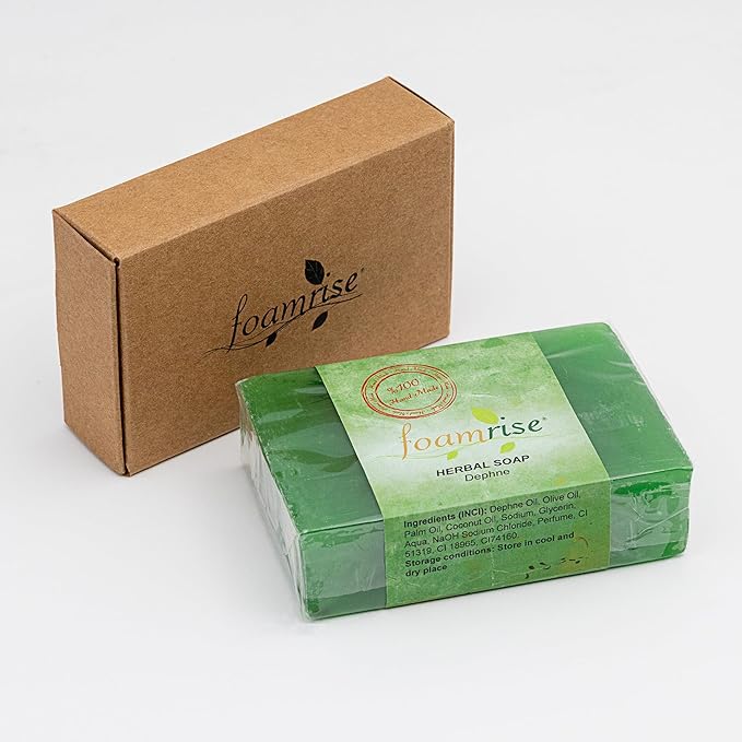 Hair Loss, Dandruff, Varicose Veins, Acne, Soothe Irritations, Sores on the Scalp, Daphne Soap, Handmade Soap With Premium Quality, Rich Glycerin Content, Natural, Best Gift Idea, Pack of 1