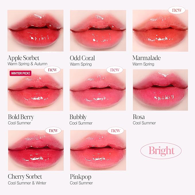 Espoir Couture Lip Tint Glaze #21 Bubbly 0.14oz | Volumizing Lip Stain with Syrupy Shine | Long-Lasting & Vibrant Color for Radiant Lip Look | Moisturizing & Glossy Lip Tint | Korean Lip Makeup-VivaGrace Women