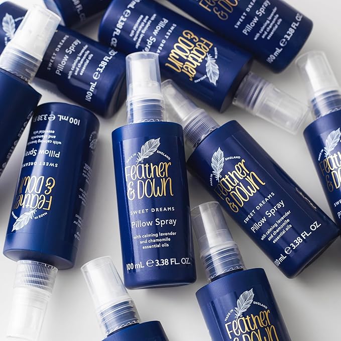 Feather & Down Sweet Dream Relax and Unwind Gift Set (100ml Pillow Spray & 125ml Body Lotion) - With Calming Lavender & Chamomile Essential Oils-VivaGrace Women