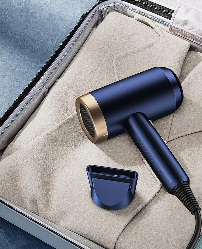 Hair Dryers for Women, CONFU Hair Dryer with Diffuser, Blow Dryers for Men, Hairdryer with Diffuser Attachment, Portable Lightweight Fast Drying Negative Ion Hairdryer for Home-VivaGrace Women