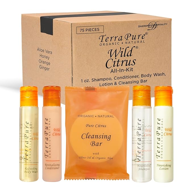 Terra Pure Wild Citrus | 1 oz. Liquids and 1 oz. Bar Soaps | 1-Shoppe All-In-Kit-VivaGrace Women