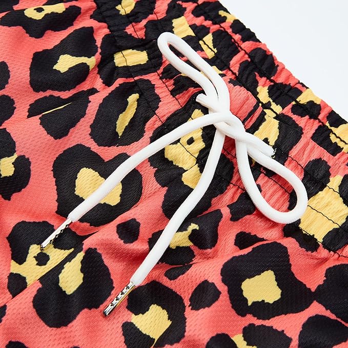 Fashion Funny Animal Printing Swim Trunks 5 inch Inseam Quick Dry Active Board Shorts for Men-VivaGrace Women