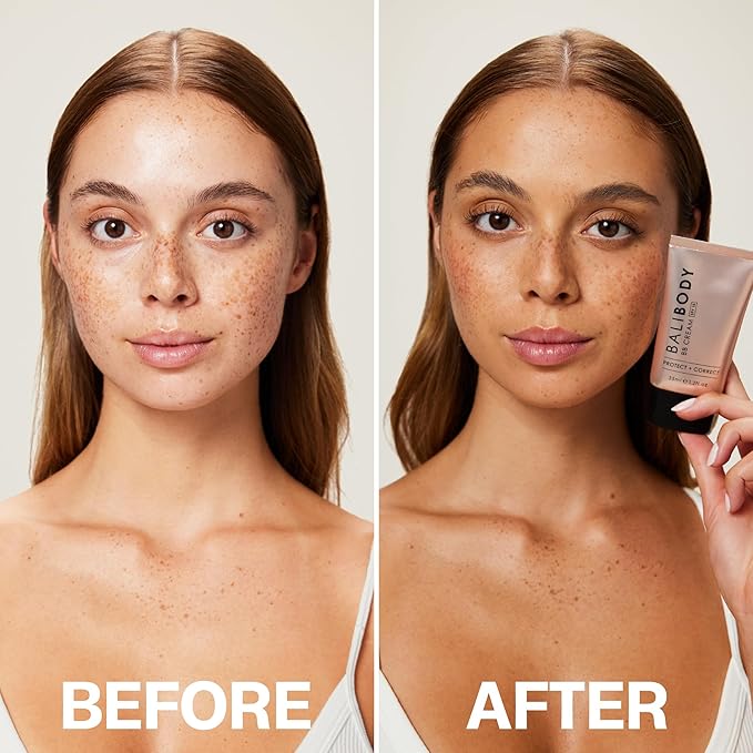 Bali Body BB Cream SPF15 - Tan Shade | Tinted Sheer Face Cream with Hyaluronic Acid & Marine Collagen | Paraben Free, For All Skin Types | Vegan, Cruelty Free Australian Made (35 ml/1.2 fl oz)-VivaGrace Women