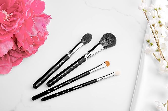 Sigma Beauty Professional F35 Tapered Highlighter synthetic Face Makeup Brush with SigmaTech® fibers for Highlighting and Contouring-VivaGrace Women
