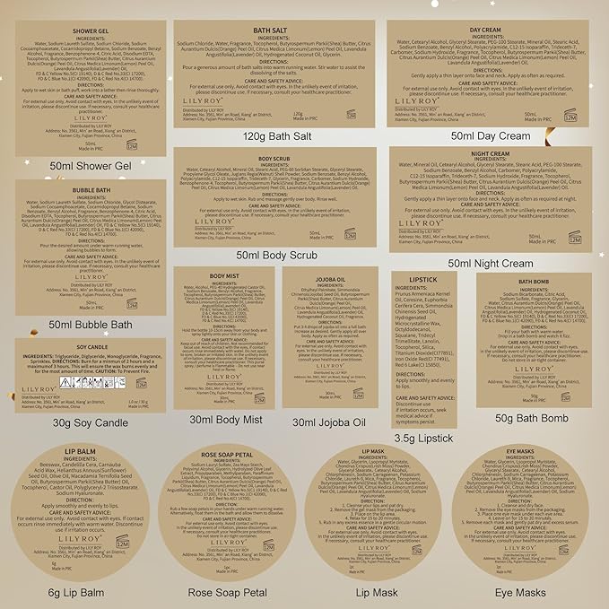 24Pcs Happy Birthday Gifts for Women Mom - Luxury Birthday Presents Spa Gift Set, Bath and Body Gift for Sister Girlfriend Wife Grandma with Necklace, Birthday Gift Set Idea for Women Female Friends-VivaGrace Women