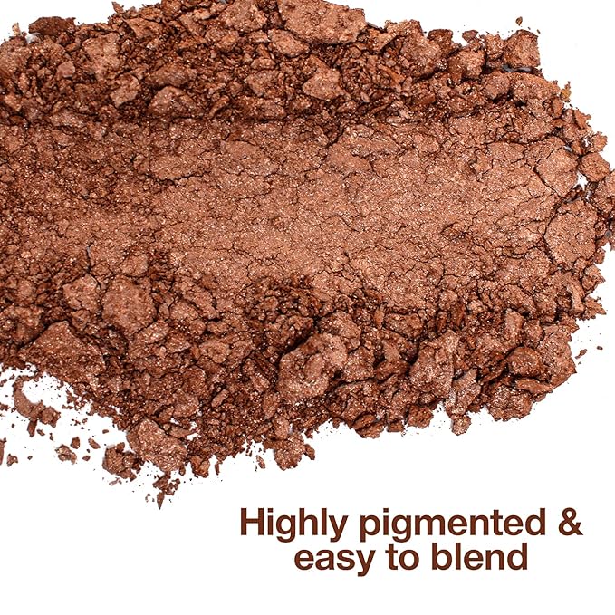 Palladio Baked Bronzer, Highly Pigmented and Easy to Blend, Shimmery Bronzed Glow, Use Dry or Wet, Lasts all day long, Provides Rich Tanning Color Finish, Powder Compact, Caribbean Tan-VivaGrace Women