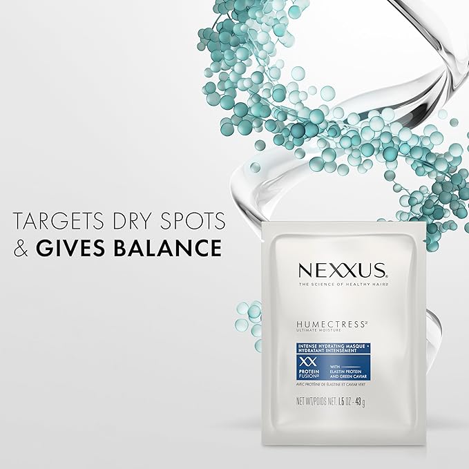 Nexxus Humectress Moisturizing Hair Masque for Dry Hair Pack of 10 deep conditioning hair treatment 1.5 oz-VivaGrace Women