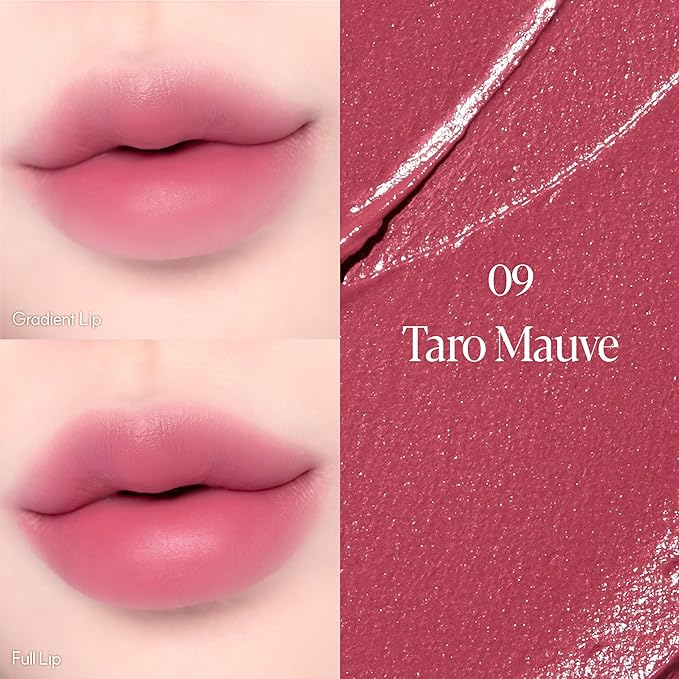 Espoir Couture Lip Tint Fitting Blur #9 Taro Mauve 0.14oz | Soft and Creamy Color for Blurry Lip Look | Smudge-Proof Fixing Lip Stain | Lightweight and Comfortable Matte Finish-VivaGrace Women