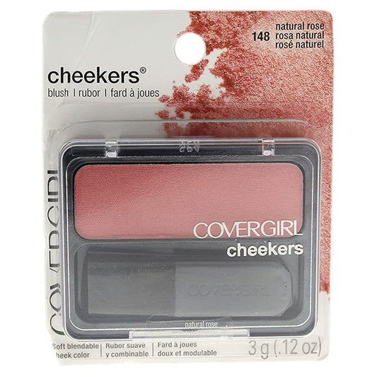 COVERGIRL - Cheekers Blush, Soft, blendable, lightweight formula, easy & natural look, 100% Cruelty-Free-VivaGrace Women