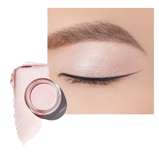 Oulac Shimmer Cream Eyeshadow also for Highlighter Blendable Eye Shadow Waterproof&Long Lasting with Moisturizing Formula Soft Shimmer Eye Make-up,Vegan & Cruelty-Free,6g P06-VivaGrace Women