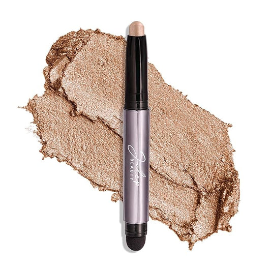 Julep Eyeshadow 101 Cream-to-Powder Waterproof Shadow Stick – Sand Shimmer – Long-Lasting, Crease-Proof, Champagne Toned Shimmer Cream Eyeshadow with Built-in Smudger-VivaGrace Women