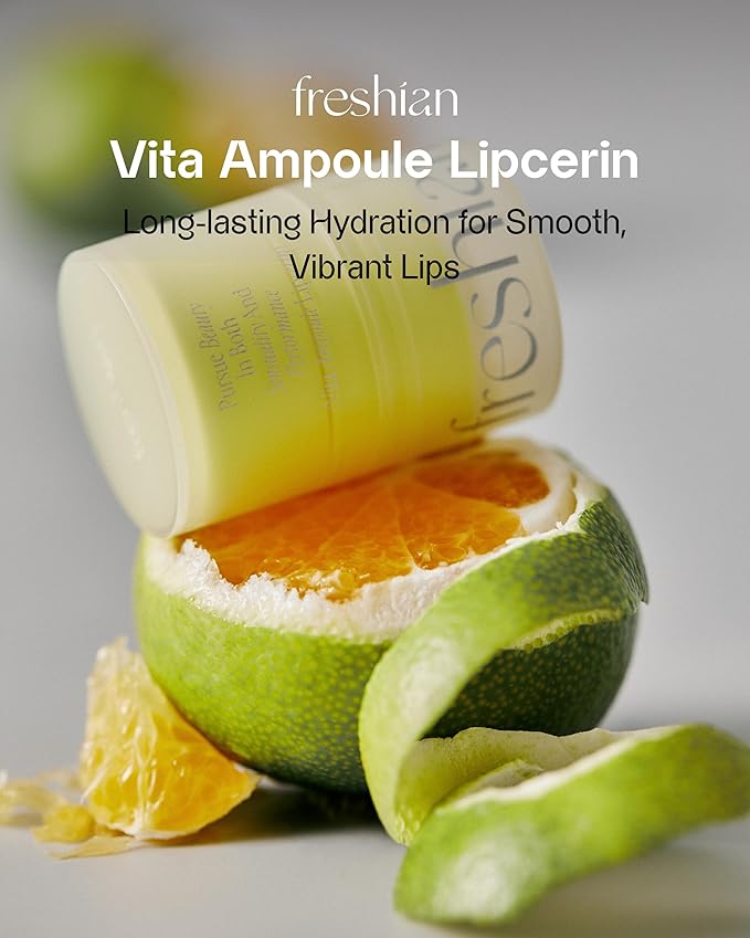 Vitamin Ampoule Lipcerin (01 Enriched, 0.5fl oz) - Moisturizing & Nourishing Lip Gloss Balm, Overnight Korean Skin Care Sleeping Mask. Vitamin C, Vegan.-VivaGrace Women