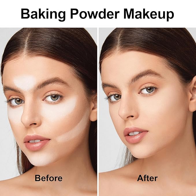 FV Translucent Powder Setting Powder, Oil-control & Long Lasting Loose Face Powder, Waterproof, Lightweight & Blurring Pores Finishing Powder, Talc-free Baking Powder Makeup, Translucent-VivaGrace Women