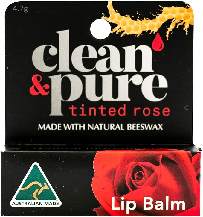 Lip Balm (Tinted Rose) | Manuka Honey Conditioning Lip Care | Lip Care with 100% All Natural Beeswax | Vitamin E Oil-VivaGrace Women