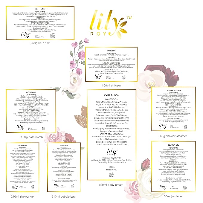 Mothers Day Gifts for Mom Spa Gift Basket Set for Women 17-Piece Almond Luxury Spa Gift Set Bath & Body Care Kit with Shower Gel, Body Cream | Valentine's, Christmas, Birthday Gifts for Her, Wife, Mom-VivaGrace Women