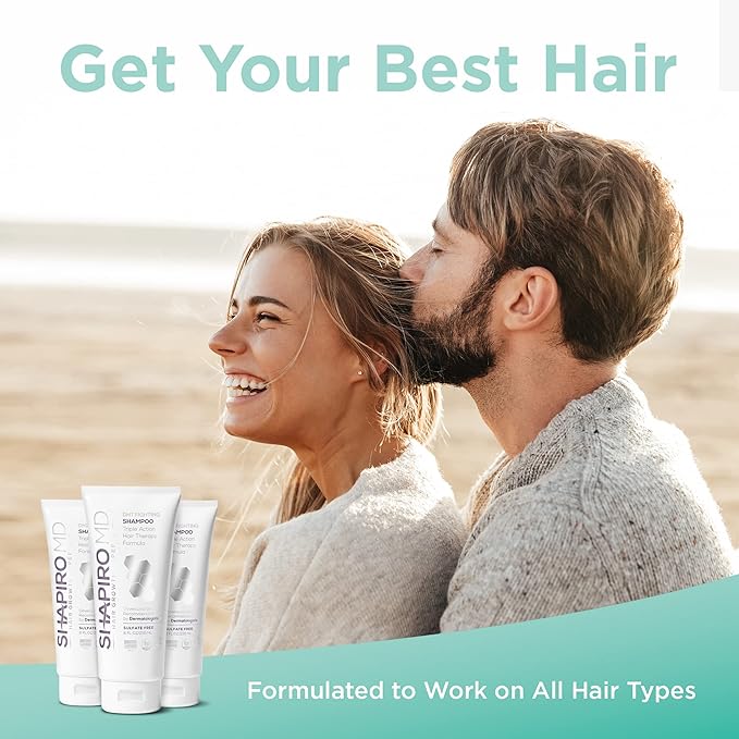 Shapiro MD Hair Growth Experts Vegan Hair Loss Shampoo for Thinning Hair | Experience Healthier, Fuller and Thicker Looking Hair (1 Month Supply)-VivaGrace Women