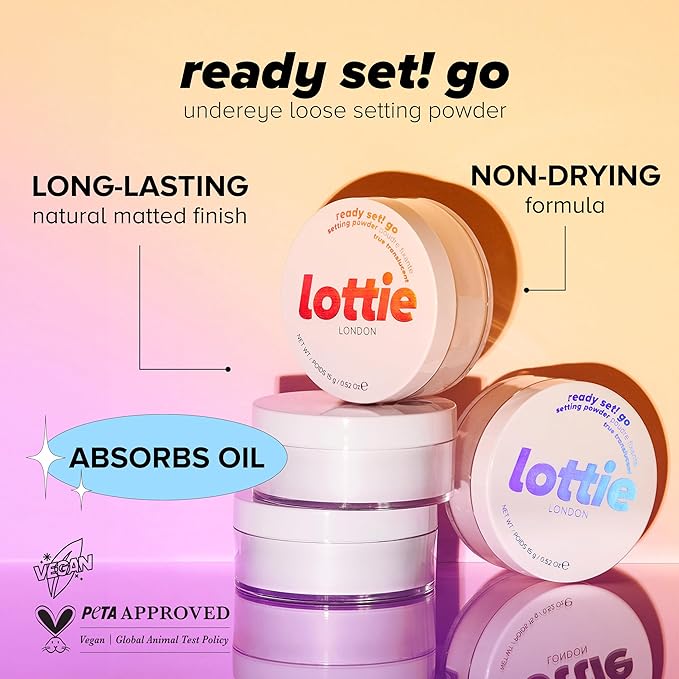 Ready Set! Go in True Translucent, Lightweight Pressed Setting Powder, Infused with Hyaluronic Acid, Long-wear & Soft-Focus Matte Finish-VivaGrace Women
