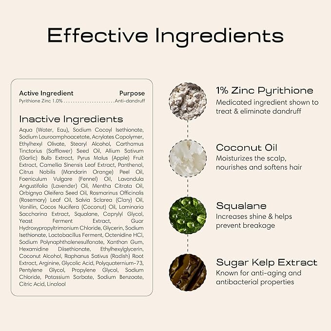 Jupiter, Dermatologist-Formulated Anti-Dandruff Shampoo, Conditioner, & Scalp Scrubber, for Women & Men, for Flaky, Itchy, Oily, & Dry Scalp, Vegan, Sulfate-Free, Color-Safe, & Paraben-Free, with Zinc-VivaGrace Women