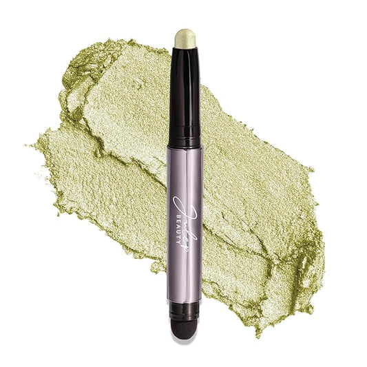 Julep Eyeshadow 101 Cream-to-Powder Waterproof Shadow Stick – Meadow Shimmer – Long-Lasting, Crease-Proof, Earthy Green Shimmer Cream Eyeshadow with Built-in Smudger-VivaGrace Women