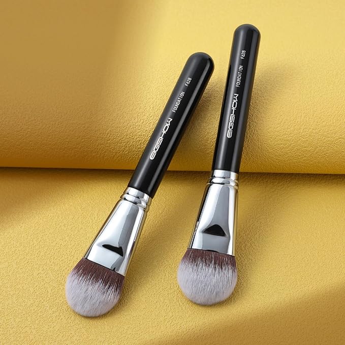 EIGSHOW Flat Foundation Brush, Large Face Makeup Brush with Soft Dense Synthetic Bristles for Blending Liquid Cream Powder (F628)-VivaGrace Women