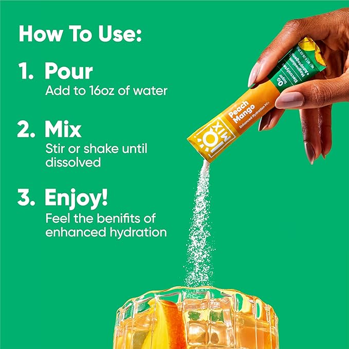 IQMIX Hydration Electrolyte Powder – 4-in-1 Formula for Hydration, Mental Clarity, Mood and Recovery – Sugar-Free Drink Mix, Keto, Magnesium L-Threonate, Lion’s Mane – 40 Count Peach Mango-VivaGrace Women