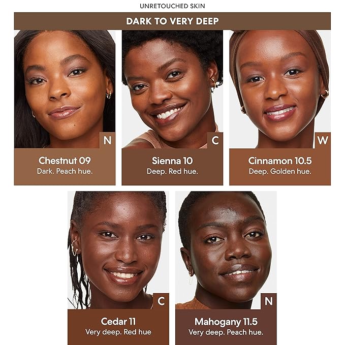 bareMinerals Complexion Rescue Tinted Moisturizer for Face with SPF 30 + Hyaluronic Acid, Hydrating Tinted Mineral Sunscreen for Face, Skin Tint, Vegan (Mahogany 11.5)-VivaGrace Women