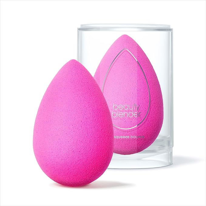 Beautyblender® | Original Pink Beauty Blender Makeup Sponge, Super-Soft Foam Easily Blends Foundations, Powders & Creams, Made in USA, Reusable, Washable, Streak Free Application, Vegan, Cruelty Free-VivaGrace Women