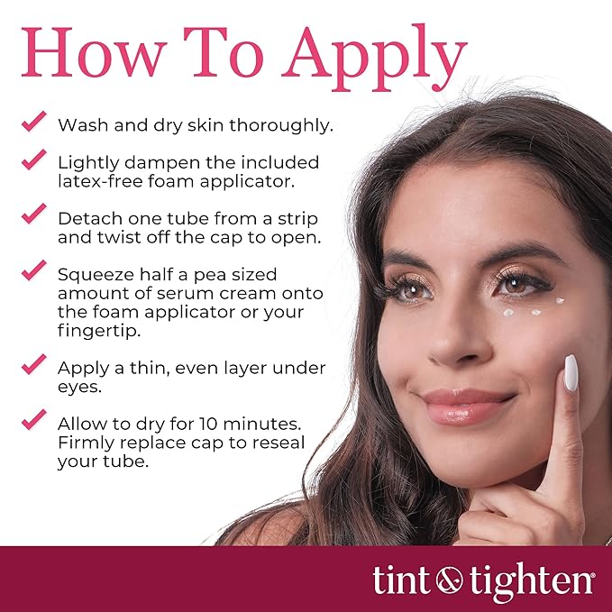 Tint and Tighten Color Smoothing Eye Cream for Wrinkles – Anti Aging Cream Visibly Reduces Under Eye Wrinkles – Eye Cream for Dark Circles and Puffiness – Instant Eye Bag Remover-VivaGrace Women