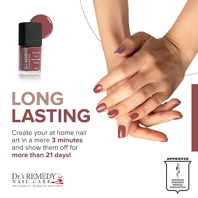 Dr.'s Remedy Enriched Nail Polish - MELLOW Mauve