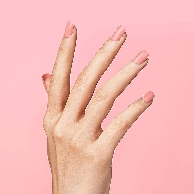 KISS imPRESS No Glue Mani Press On Nails, Color, 'Pretty Pink', Pink, Short Size, Squoval Shape, Includes 30 Nails, Prep Pad, Instructions Sheet, 1 Manicure Stick, 1 Mini File