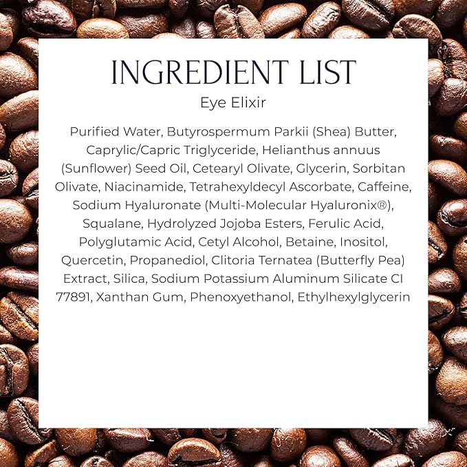Tru Alchemy Eye Elixir Cooling Eye Treatment Cream - Dark Circle Eye Cream for Puffiness and Bags Under Eyes - Caffeine, Hyaluronic Acid, Vitamin C-VivaGrace Women
