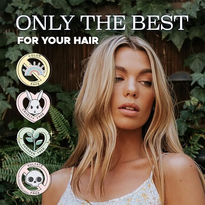 Luseta Shampoo and Conditioner Set with Tea Tree and Argan Oil for Oily Hair Clarifying, Fighting Dandruff Sulfate Paraben Free for Men and Women 2x16.9oz-VivaGrace Women